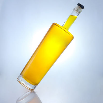 Food Grade 750ml Glass Bottle for Rum Vodka Whisky Tequila Gin Super Flint Material