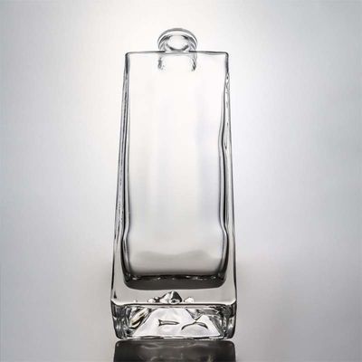 Super Flint Glass Custom Mountain Base 750ml Whisky Rum Glass Liquor Bottle for Vodka Gin