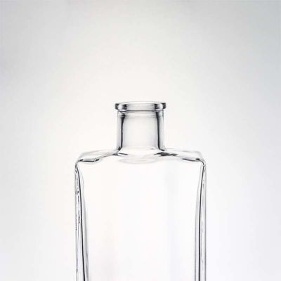 Super Flint Glass Custom Mountain Base 750ml Whisky Rum Glass Liquor Bottle for Vodka Gin