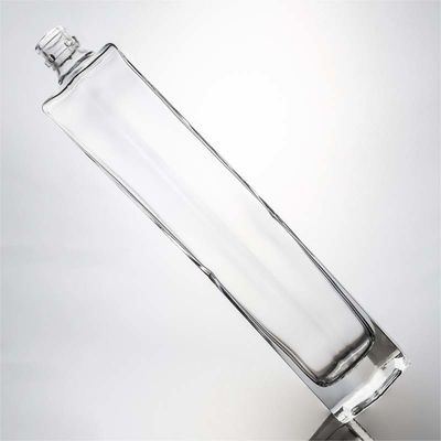 Decal Surface Handling 700ml Glass Bottle for Whisky Gin Rum in Custom Shape