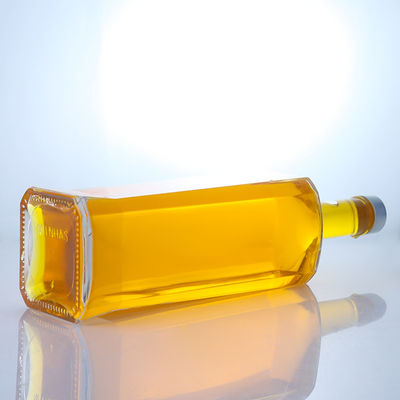 Made Clear or Customized Collar Material Glass Bottle for Rum Vodka Whisky Tequila Gin