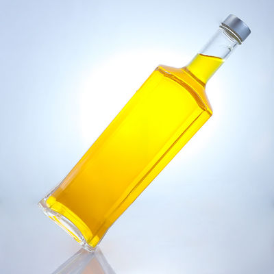 Made Clear or Customized Collar Material Glass Bottle for Rum Vodka Whisky Tequila Gin