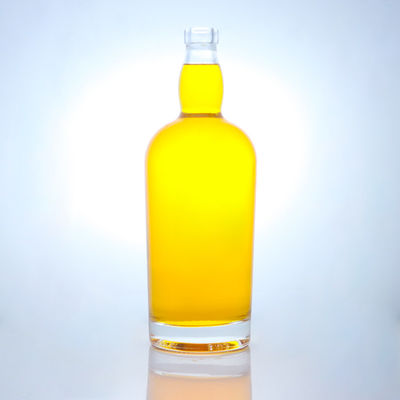 Industrial Liquor Super Flint Glass Bottle with Cork Customize Your Drink