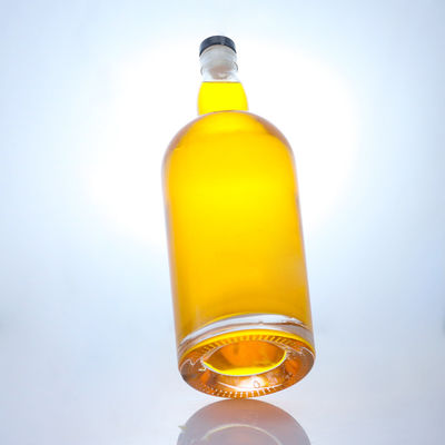 Industrial Liquor Super Flint Glass Bottle with Cork Customize Your Drink