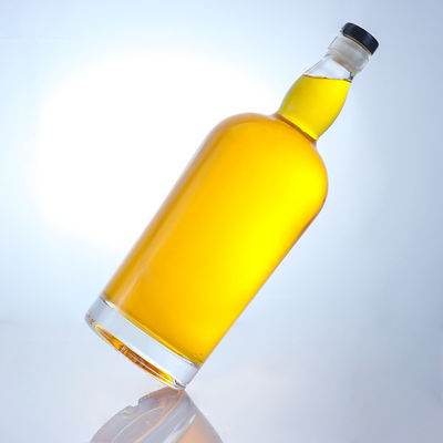 Industrial Liquor Super Flint Glass Bottle with Cork Customize Your Drink
