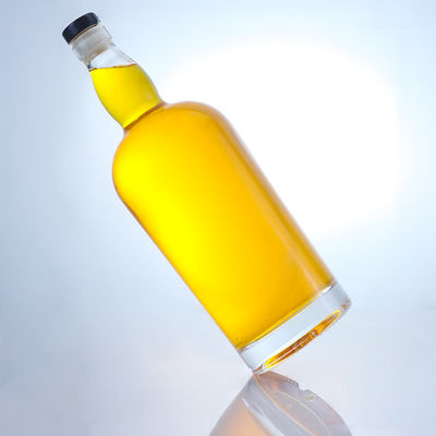 Industrial Liquor Super Flint Glass Bottle with Cork Customize Your Drink