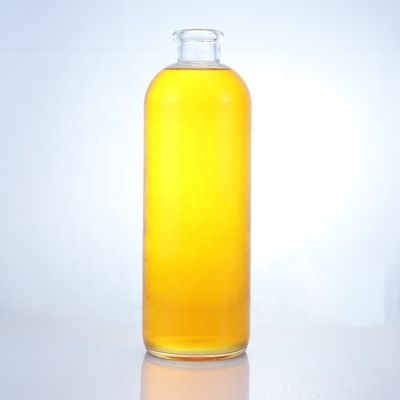 Cork Cap Type Round Shape Glass Bottle for Rum Vodka Whisky Tequila Gin Made