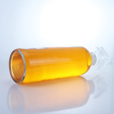 Cork Cap Type Round Shape Glass Bottle for Rum Vodka Whisky Tequila Gin Made