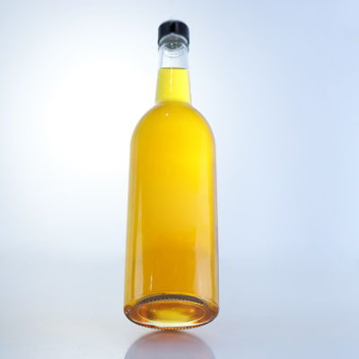 750ml Glass Liquor Bottle for Whisky Gin Rum Vodka Custom Shape Screw Cap
