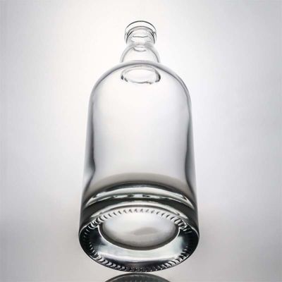 Clear Glass Vodka Whiskey Rum Bottles 750ml With T Cork Heavy Base Empty for Your Needs
