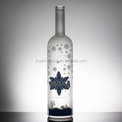 Clear Cork Sealing 700Ml Glass Bottles for Liquor Spirits and Vodka Whiskey Tequila