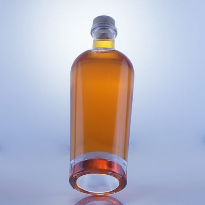 750ml Glass Liquor Bottle with Cork Stopper and Custom Cap Body Material Glass