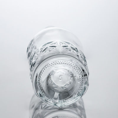 Special Bottom Embossed Glass Liquor Bottle for Rum Gin Vodka Clear or Customized