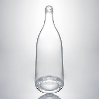 Glass Liquor Bottle with Cork Stopper Body Material Glass Customized Round Shape