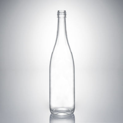 Glass Liquor Bottle with Cork Stopper Body Material Glass Customized Round Shape