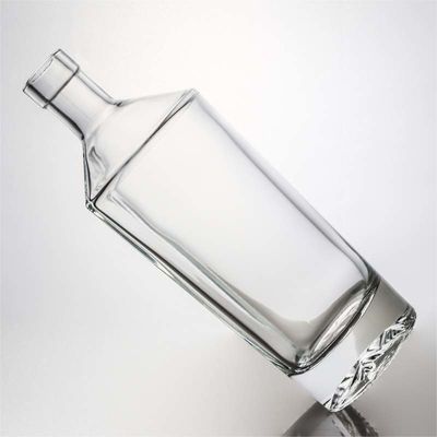Glass Liquor Bottle for Whisky Gin Rum Vodka 500ml Capacity and Cork Stopper Included