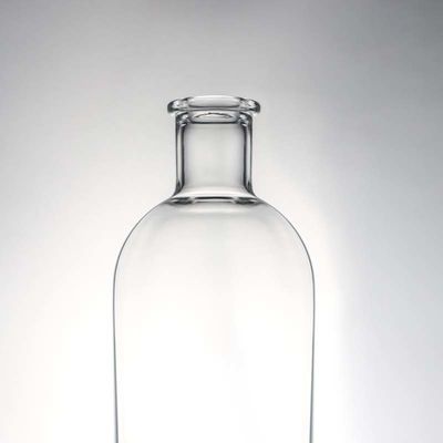 Glass Collar Sealing Type Cork Top 1000ml Liquor Bottle for Whisky Vodka Tequila