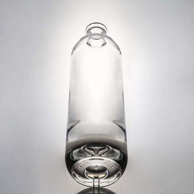 Glass Collar Sealing Type Cork Top 1000ml Liquor Bottle for Whisky Vodka Tequila
