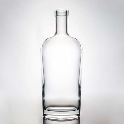 Decal Surface Super Flint Glass Bottle for Whisky Gin 700ml 750ml 1000ml Capacity