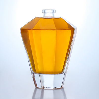 Customized Logo 500ml 700ml 1000ml Glass Bottle for Vodka Gin Rum Unique Custom Shape