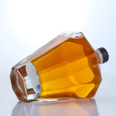 Customized Logo 500ml 700ml 1000ml Glass Bottle for Vodka Gin Rum Unique Custom Shape