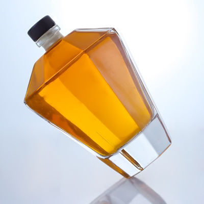Customized Logo 500ml 700ml 1000ml Glass Bottle for Vodka Gin Rum Unique Custom Shape