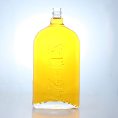 Vodka Whisky Rum Gin Glass Liquor Bottle with Decal Surface and High Repurchase Rate