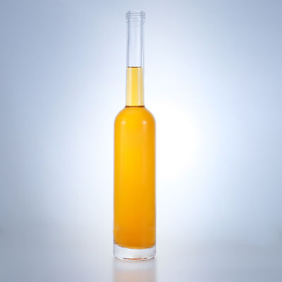 Base Material Glass High Neck Vodka Whisky Gin Rum Bottle 500ml 700ml 1000ml with Screw Top