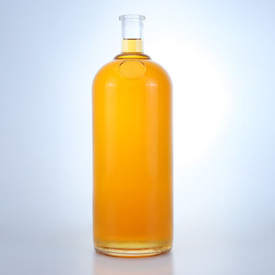 500ml 700ml 1000ml Glass Liquor Bottles with Cork Top or Screw Top Clear or Customized