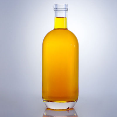 500ml 700ml 1000ml Glass Liquor Bottles with Cork Top or Screw Top Clear or Customized