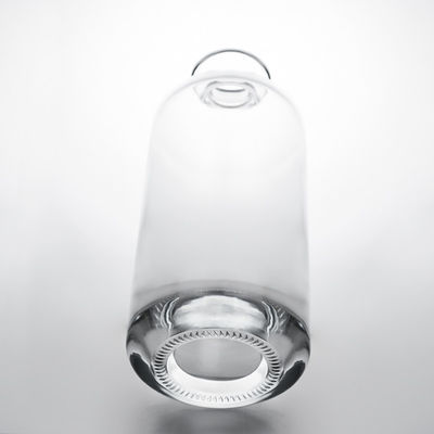 Glass Collar Wholesales High Flint Gin Rum Champagne Whisky Brandy Bottle with Cork