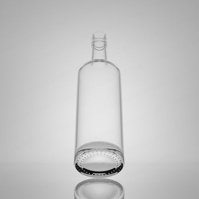 Super Flint Rum Vodka Whisky Tequila Gin Glass Bottle with Ropp Cap 750ml 620g Industrial Liquor