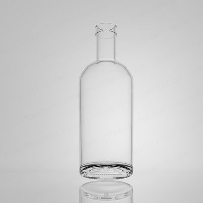 Food Grade Glass Bottle for Rum Vodka Whisky Tequila Gin 750ml 720g Cork Included