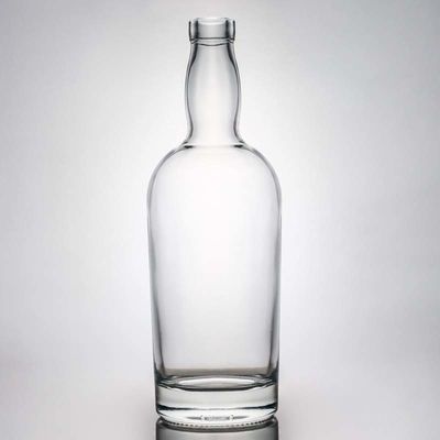 Super Flint Glass 700ml 750ml Rum Vodka Whisky Tequila Gin Glass Bottle with Lid