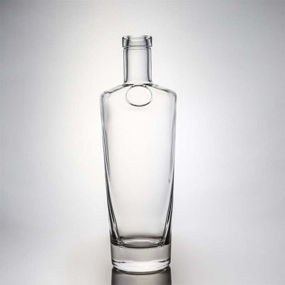Super Flint Glass 700ml 750ml Rum Vodka Whisky Tequila Gin Glass Bottle with Lid