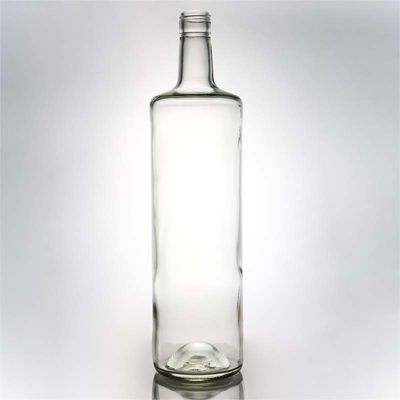 Direct Sell Glass Bottle with Lid for Rum Vodka Whisky Tequila Gin Clear or Customized