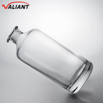 Decal Glass Bottle for Gin Rum Champagne Brandy Whisky Short Neck Clear or Customized
