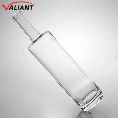 Industrial Beverage Glass Bottle for Gin Rum Brandy Whisky 750ml Straight Shoulder