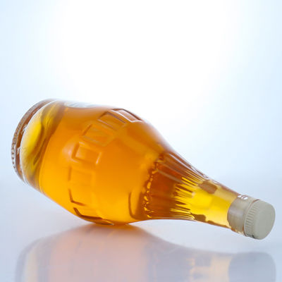 700ml Fancy Design Clear Flint Glass Bottle for Champagne Unique Shaped and Empty