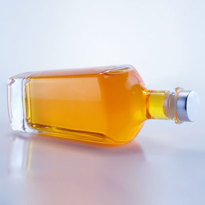 Bottle Color Clear 750ml Unique Shaped Glass Bottle for Gin Rum Champagne Brandy Whisky