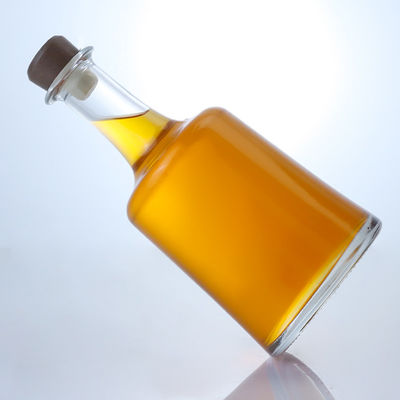 Bell Shaped Glass Bottle for Gin Rum Champagne Brandy Whisky Clear or Customized Color