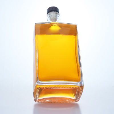 Decal Surface 750ml Liquor Glass Bottle for Gin Rum Champagne Brandy Whisky and Tequila