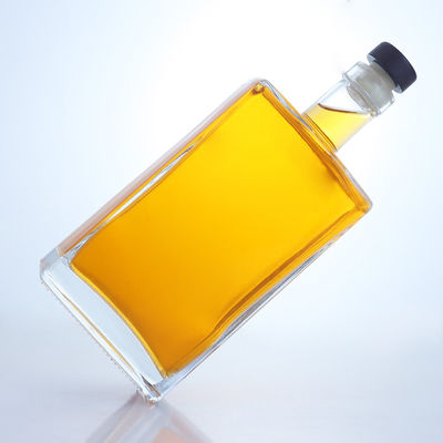 Decal Surface 750ml Liquor Glass Bottle for Gin Rum Champagne Brandy Whisky and Tequila