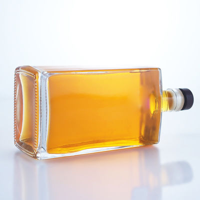 Decal Surface 750ml Liquor Glass Bottle for Gin Rum Champagne Brandy Whisky and Tequila