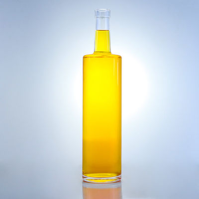 750ml High Flint Glass Bottle for Champagne Gin Rum Brandy Tequila Whisky Liquor T-Cork
