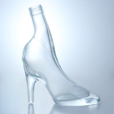 Unique Design Flint Glass 500ml 750ml Vodka Gin Whisky Brandy Empty Bottle with Cork