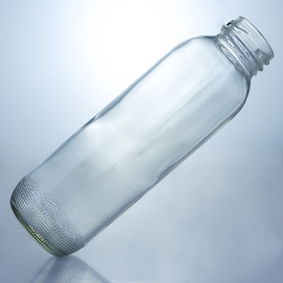 Customized Clear Frosted Glass Bottles for Beverage and Glass Collar within Your Budget