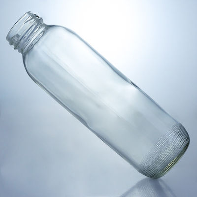 Customized Clear Frosted Glass Bottles for Beverage and Glass Collar within Your Budget