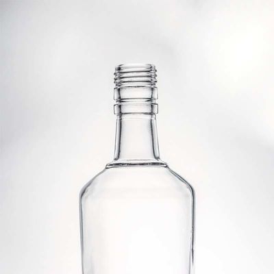 Decal Customized Round Shaped 730ml 1000ml Empty High Flint Gin Rum Vodka Whisky Brandy Liquor Glass Bottle with Cork Sealing Type