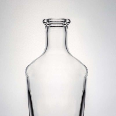 Tequila High Flint Glass Bottle with Cork Customized Logo 700ml 800ml 1000ml Empty